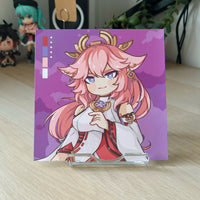 Yae Miko - Genshin Impact | 14.5cm Square Print