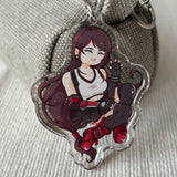 Tifa - Final Fantasy 7 | SMOL Double-Sided Acrylic Keychain