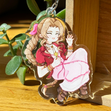 Aerith - Final Fantasy 7 | Double-Sided Acrylic Keychain