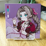 Aerith, Cloud, Tifa - Final Fantasy 7 | 14.5cm Square Prints