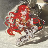 Argenti - Honkai: Star Rail | Double-Sided Acrylic Keychain