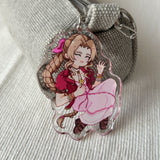 Aerith - Final Fantasy 7 | SMOL Double-Sided Acrylic Keychain