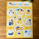 Chuu-Chuu | A6 Glossy Poke Sticker Sheet