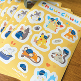 Chu-Chu! | A6 Poke Sticker Sheet