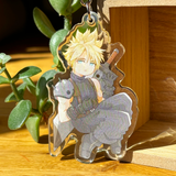Cloud - Final Fantasy 7 | Double-Sided Acrylic Keychain