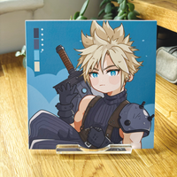Aerith, Cloud, Tifa - Final Fantasy 7 | 14.5cm Square Prints