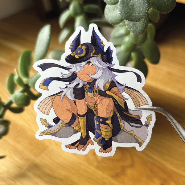 Cyno - Genshin Impact | 7cm Glossy Vinyl Sticker