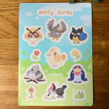 Early Birds | A6 Glossy Poke Sticker Sheet