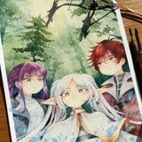 Frieren, Fern, Stark - Frieren: Beyond Journey's End | A4/ A5 Print