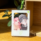 Aya & Mitsuki - Green Yuri | Single-Sided Acrylic Polaroid Keychain