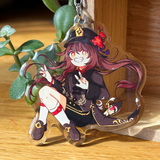 Hu Tao - Genshin Impact | Double-sided Acrylic Keychain