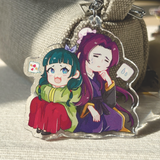 Jinshi & Maomao - Apothecary Diaries | Double-Sided Acrylic Keychain