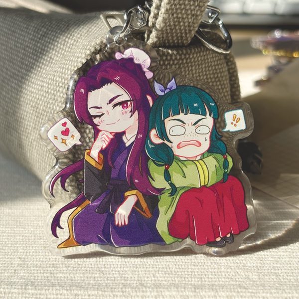 Jinshi & Maomao - Apothecary Diaries | Double-Sided Acrylic Keychain