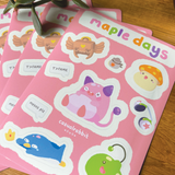 Maple Days | A6 Poke Sticker Sheet