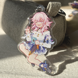 March 7th - Honkai: Star Rail | Double-Sided Acrylic Keychain