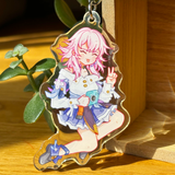 March 7th - Honkai: Star Rail | Double-Sided Acrylic Keychain