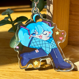 Shiteyanyo - Cursed Tights Miku | Double-Sided Acrylic Keychain