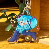 Shiteyanyo - Cursed Tights Miku | Double-Sided Acrylic Keychain