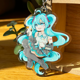 Miku - Vocaloid | Double-Sided Acrylic Keychain