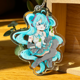 Miku - Vocaloid | Double-Sided Acrylic Keychain