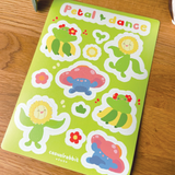 Petal Dance | A6 Poke Sticker Sheet
