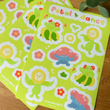 Petal Dance | A6 Glossy Poke Sticker Sheet