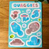 Quaggies | A6 Glossy Poke Sticker Sheet