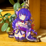 Raiden Shogun - Genshin Impact | Double-sided Acrylic Keychain