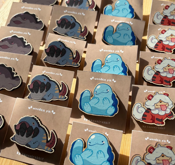 [LIMITED] Glossy Wooden Pin Bundle