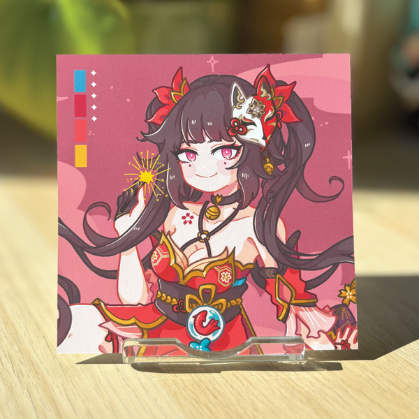 Sparkle - Honkai: Star Rail | 14.5cm Square Print