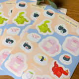 Sushi-Go-Round | A6 Glossy Poke Sticker Sheet