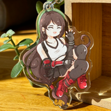 Tifa - Final Fantasy 7 | Double-Sided Acrylic Keychain