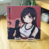 Aerith, Cloud, Tifa - Final Fantasy 7 | 14.5cm Square Prints