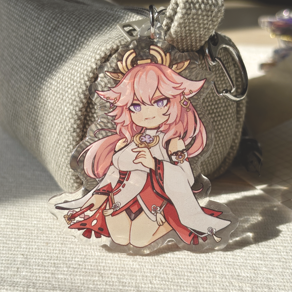 Yae Miko - Genshin Impact | Double-Sided Acrylic Keychain