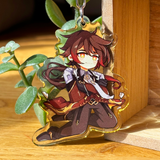 Zhongli - Genshin Impact | Double-sided Acrylic Keychain