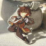 Zhongli - Genshin Impact | Double-sided Acrylic Keychain