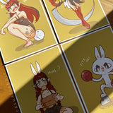 Pickle Print Set (Casualrabbit OC) | 4 x A6 Print Set