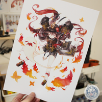 Hu Tao - Genshin Impact | A4 / A5 Print